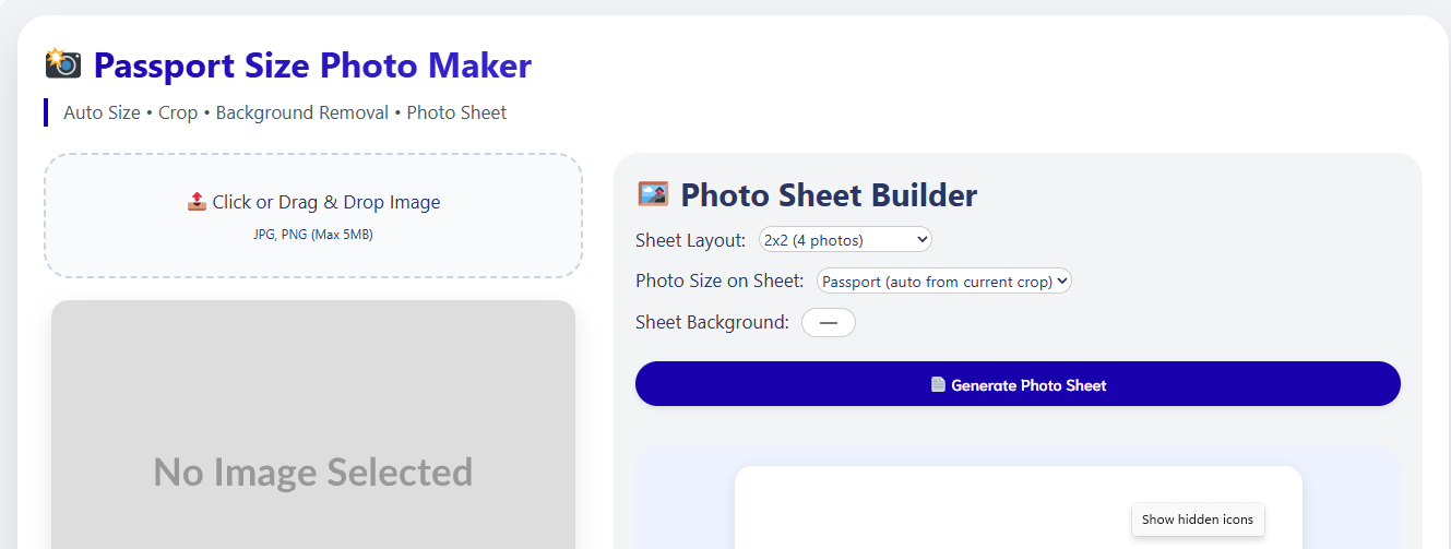 Passport Size Photo Maker: Online Passport Size Photo Kaise Banaye? 
